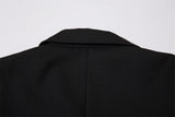 Embroidered, Old-school Casual Blazer for Men