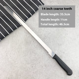 Plastic Handle Stainless-steel Bread Knife