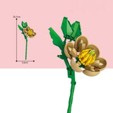 Building Blocks, Flower Decoration Bouquet Rose Assembled Toy
