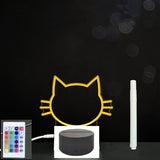 3D Acrylic Handwriting Message Board LED Light, Creative Note Lamp