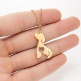 INS Light Luxury Personality, Cute Cartoon Animal Pendant Necklace