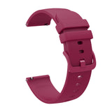 Solid Color Universal Buckle Silicone Watch Strap (Pack of 2)