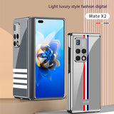 Foldable Screen Phone Case All-inclusive Electroplated Glass Shell