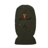 Three-hole Embroidered Knitted Hat, Thermal and Windproof Mask