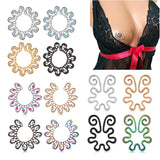 Stainless Steel Butterfly Fake Breast Ring Breast Jewelry Piercin
