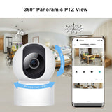 Panoramic Mobile Phone Monitoring, Pet Children Smart Cameras