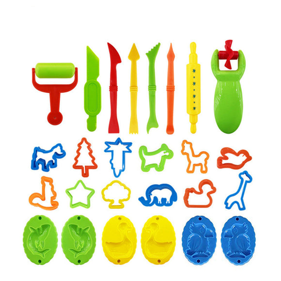 Children's Play House Toy, DIY Color Mud Tool, Mold Set