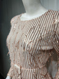 Sequin Tassels, Slim-fit Muslim Dress