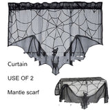 Halloween Lace Spider Web Decoration