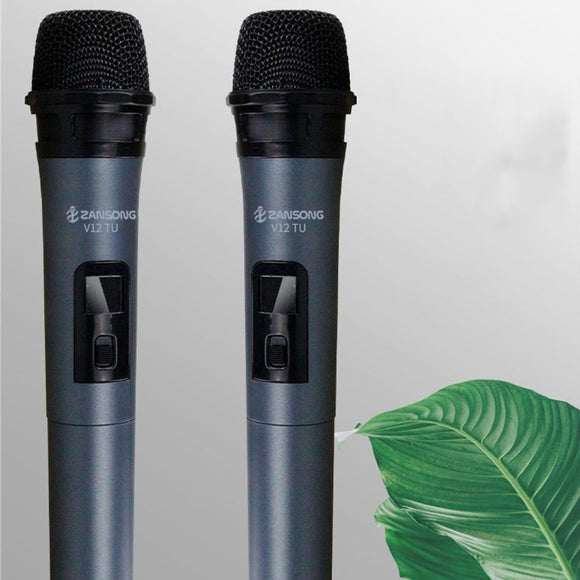 V12 Computer Handheld Wireless Microphone, Suitable for Speaker Amplifier
