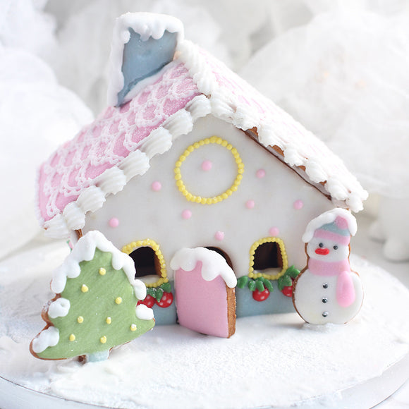 DIY Baking Christmas Snowman House Cutter Moulds