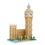 Big Ben Assembled Building Blocks Model, Miniature High-difficulty Small Particle Toy