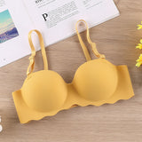One-piece Seamless, Growing Breasts Strapless Bra, Shumei Students' Underwear