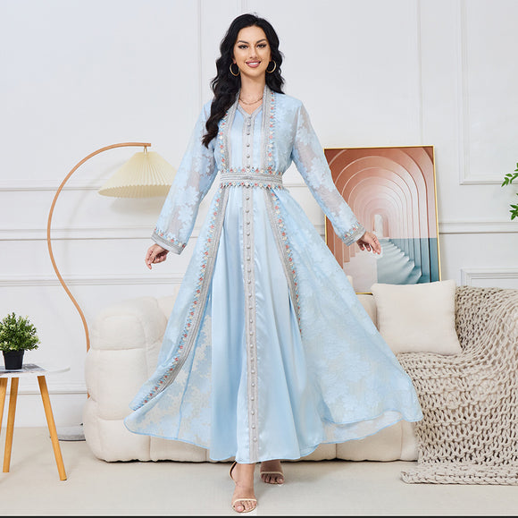 Middle East Fashion, Muslim Women's Elegant Dress
