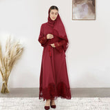 Women's Fashion, Graceful Embroidery Dress Robe