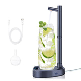 Added Extension Tube Water Dispenser, Automatic Desktop Rechargeable, Water Bottle Filler with Stand
