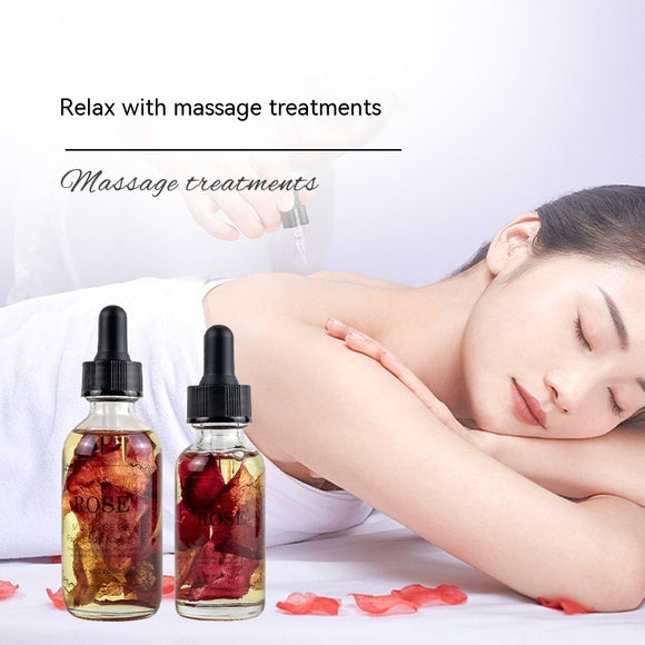 Dried Flower Massage Oil – Rose, Lavender & Osmanthus