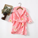 Men and Women's Hoodie, Coral Velvet Night-robe, Home Clothes Flannel