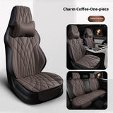 Universal Leather Car Seat Cover – Semi-surrounded Design for Vehicles