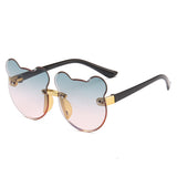Cute Cat Ear, Frameless Sunglasses for Kids