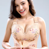 Large Size Thin Bra without Steel Ring, Push Up Adjustment Type Comfort Wear