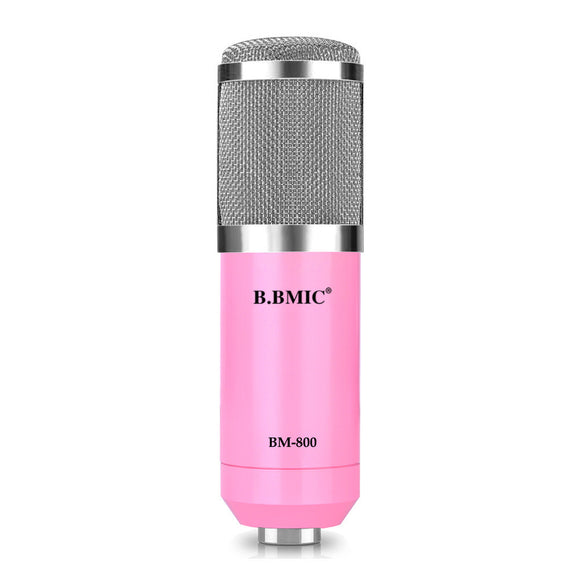 BM800 Condenser Anchor Recording Live Microphone Set