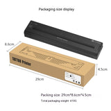 Bluetooth USB Connection to Computer, Portable Thermal Tattoo Printer