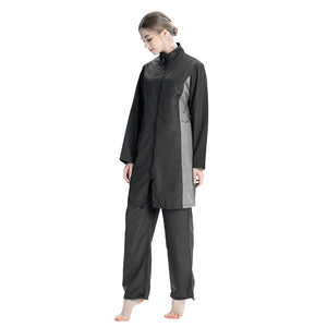 Muslim Burkini Swimsuit Asian Hui Conservative Three-piece Suit, Sportswear Swimming Costume