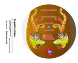 Dance Pipa Model, Piano Simulation, Dunhuang Plastic Props