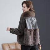 Artificial Fur Coat with Thick Warm Collar – Cold-proof Winter Fashion Outerwear