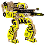 Laser Cut Wood, 3D Simulation Puzzle Model