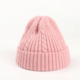 Autumn and Winter Fried Dough, Twist Knitting Warm Wool Hat (Pack of 2)