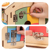 Children's Multi-functional Busy House, Educational Building Blocks Toy