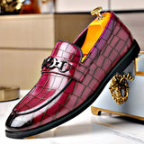 Men's Horse Buckle, British Style Business Casual Leather Shoes