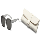 Summer Driving Sun Protection Polarized, Light One Mirror Dual Use Anti Glare Trendy Sunglasses