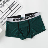Ice Silk Mesh Fabric, Translucent Men's Underwear (Pack of 2)