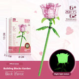 Artificial Rose Bouquet Building Blocks Set – Creative Flower Assembly Toy