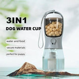 Dog Water Cup Drinking Food, Three-in-one Portable Small Multi-functional Pet Cups, Pet Supplies