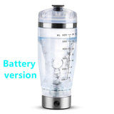 Electric USB Protein Shake Stirrer Bottle Milk Coffee Blender Kettle Sports and Fitness Charging Electric Shaker Cup