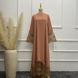 Women's Fashion, Graceful Embroidery Dress Robe