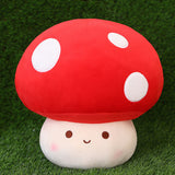 Children's Pillow with Mushroom Dolls