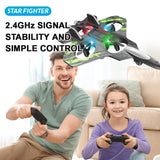 Drop-resistant Foam Gravity Glider, Special Effect Colorful Light Four-axis UAV Unmanned Aerial Vehicle