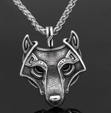 Vintage Nordic Rune Necklaces for Men, Stainless Steel Norse Runes Viking Pagan Elder Futhark Pendant, Amulet Fashion Jewelry