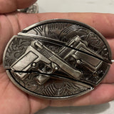 Bullhead Animal Knife, Denim Hip Hop Skateboard, Buckle Belt (Leather Belt not Included)