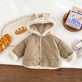 Children's Fleece-lined Furry Coat