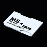 Dual TF to MS Pro Duo Adapter – CR5400 Memory Card Sleeve (Supports Two MicroSD Cards)