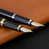 Luxury Alloy Fountain Pen for Business & Office – Elegant Calligraphy Writing Instrument for Students and Daily Use