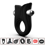 Men’s Silicone Delay Ring with Textured Design