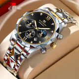 Men's Business Style Tungsten Steel, Waterproof Quartz Watch