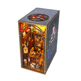 DIY Model, Cottage Magic Book Stand, Assembled Small House, Three-dimensional Building